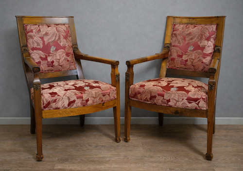 Paire fauteuils anciens en - anciens,