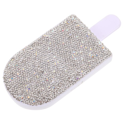 Petit miroir pliant strass - petit,