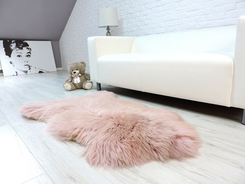Véritable tapis peau - véritable,