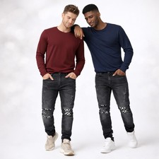 Jeans Homme Slim Fit Noir