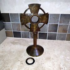 ancien petit ostensoir en bronze à restaurer début XXème