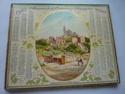 Calendrier ptt almanach de - ptt,