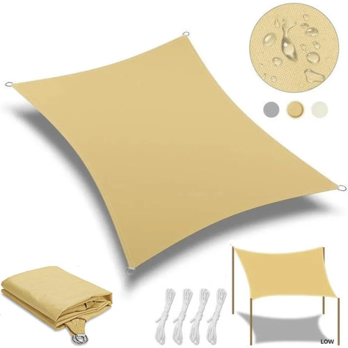 Voile ombrage rectangulaire - voile,