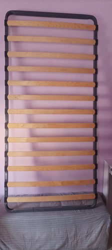 Sommier 90x190 cadre lattes - cadre,