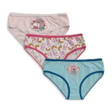 Slip 3 Pièces Peppa Pig Fille Shorties Culottes En Coton Intime 5592
