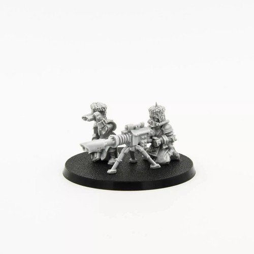 Vostroyan lascannon team - vostroyan, metal