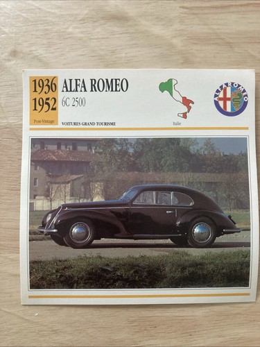 Alfa roméo 2500 1936 - 2500, /