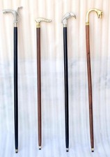 LOT DE 4 Victori Walking Brass Designer Handle Cane walking vintage Stick Men.