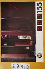 ALFA ROMEO 155 TWIN SPARK 1.8/ 2.0 - V6 Prospectus Allemand 8 pages 01/1992