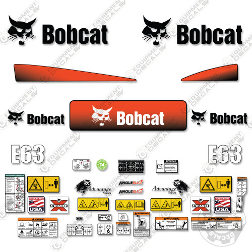 Fits bobcat e63 - decal, kit