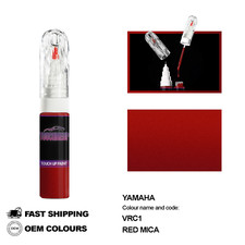 POUR YAMAHA RED MICA VRC1 Kit de fixation pinceau stylo peinture retouche Scr...