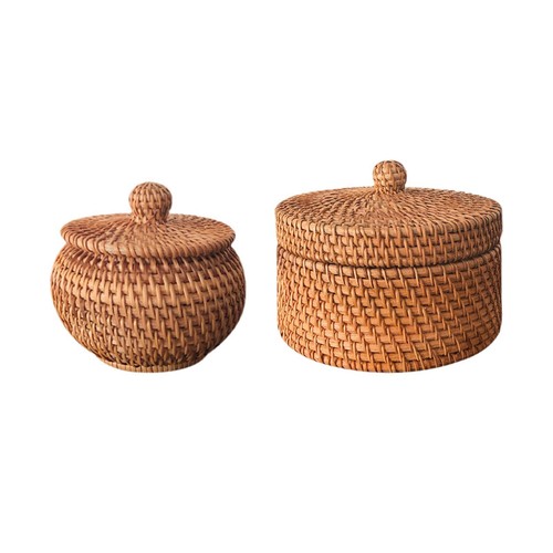 Panier rangement rotin - rangement, en