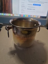  Petit Seau à Glace  metal argenté ou metal blanc