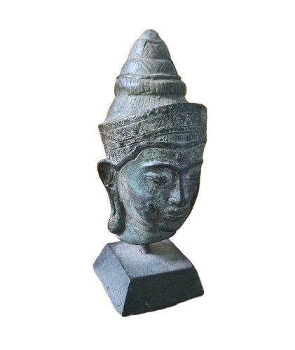 Tête khmèr bouddha - ,