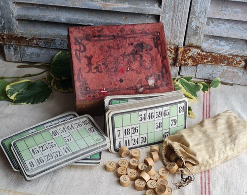 Ancien jeu loto 1900 - loto,