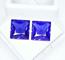 Véritable saphir bleu pierre