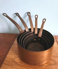 Série 5 Casseroles en Cuivre