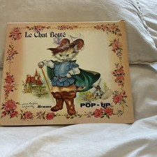 Livre Pop Up 3D Relief Luce Lagarde Le Chat Botté