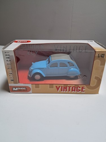 2cv mondo bleue 43 - bleue, 1/43.
