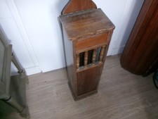 Vintage: HUCHE à PAIN rustique en BOIS avec TIROIR