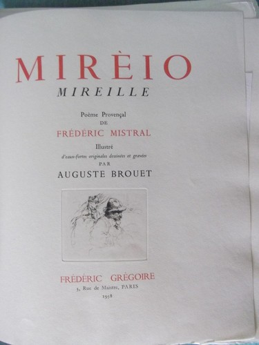 Mireio poèmes provençal