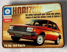 plaque métal vintage Simca