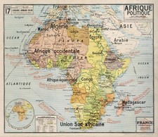 Carte scolaire ancienne