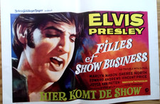 BELGIAN ORIGINAL MOVIE POSTER - FILLES ET SHOW BUSINESS (ELVIS PRESLEY)