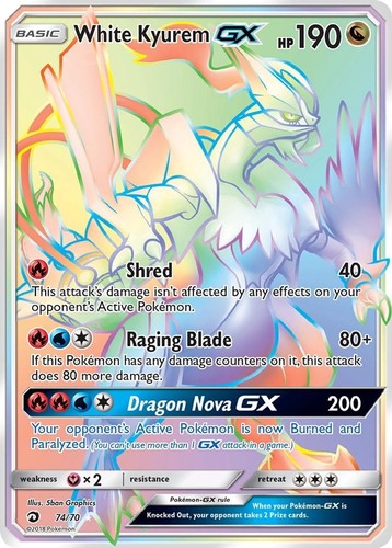 White kyurem 70 - white,
