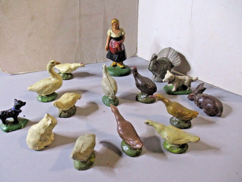 Lot figurine jrd fermiere - lot, dc