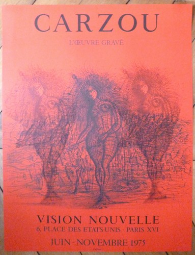 Carzou jean affiche - affiche, en