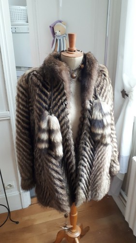 Authentique veste fourrure - authentique,