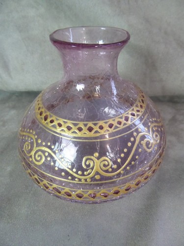Joli vase verre décor - vase, à
