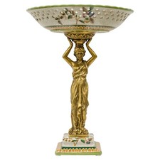 Bol femme sculpture porcelaine