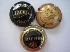 3 Capsules Champagne 2 Cattier et 1 Drappier
