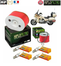 Pack Révision Vidange Filtre Huile/ Air Bougies Honda GL1200 Gold Wing 84-88