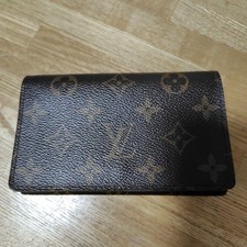 Portefeuille Louis Vuitton monogramme double pli pour hommes et femmes