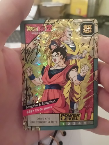 Carte dragon ball - carte, z