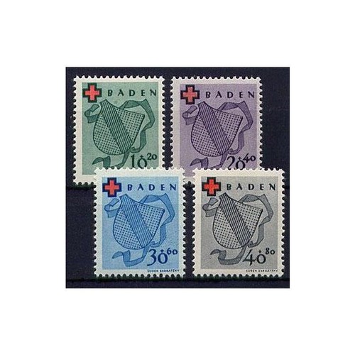 Timbres alliés zone baden - timbres,