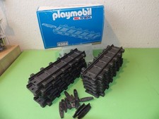Playmobil 4384 boîte avec 12 x combinaisons de rails RC 5258 4011 4017 etc.