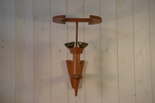 Applique en chêne massif par Guillerme et Chambron et céramique par Danikowski