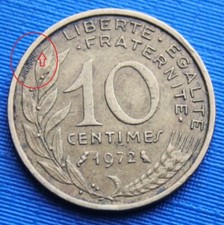Fautée : 10 Centimes Marianne