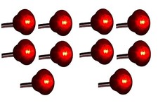 10 x feu de position rouge LED