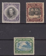 SL26398/ BRITISH COOK – SG # 127 / 129 COMPLETE MINT MH – CV 115 $