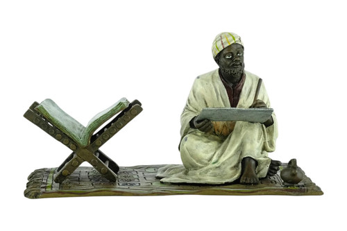 Sculpture scribe du coran - sculpture,