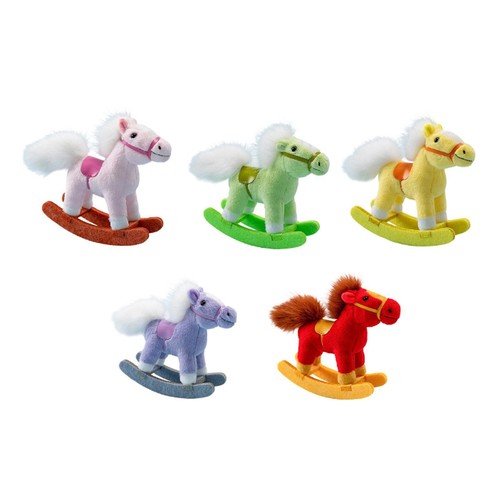 Cheval bascule peluche - à, en