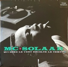 MC Solaar - Qui Sème Le Vent Récolte Le Tempo - Vinyl LP 33T Transparent Neuf 