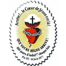 Autocollant Sacré-Coeur de