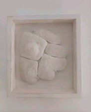 SCULPTURE Vintage. Bas Relief En Platre . Moderniste.Forme Libre. 