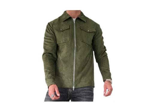 Veste daim pour hommes - veste,